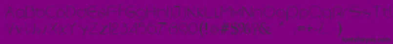 SpaceXrebron Font – Black Fonts on Purple Background