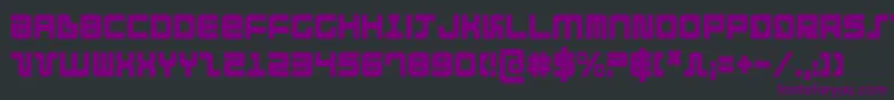 Direktorc Font – Purple Fonts on Black Background