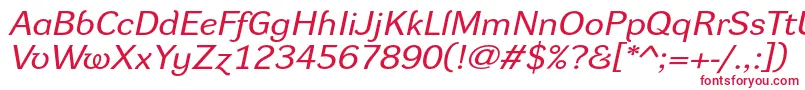 DynagroteskrxeItalic Font – Red Fonts