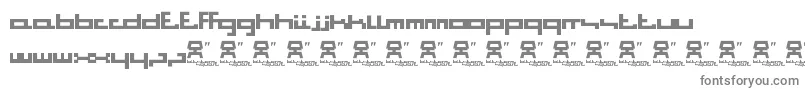 BitstormSquare Font – Gray Fonts on White Background