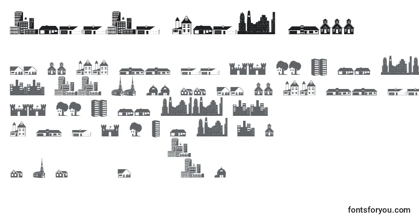 Little City 2000 Font – alphabet, numbers, special characters