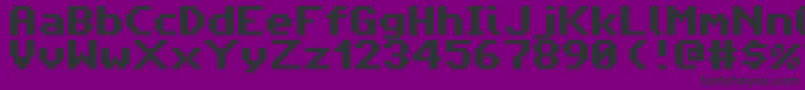 AmigaForeverPro2 Font – Black Fonts on Purple Background