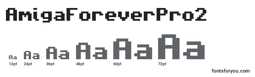 Größen der Schriftart AmigaForeverPro2