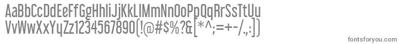 LibelSuitRg-fontti – harmaat kirjasimet valkoisella taustalla