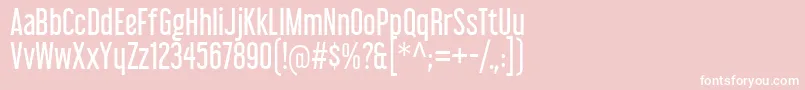 LibelSuitRg Font – White Fonts on Pink Background