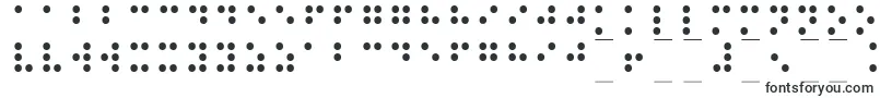 Czcionka Braille1 – czcionki, zaczynające się od B