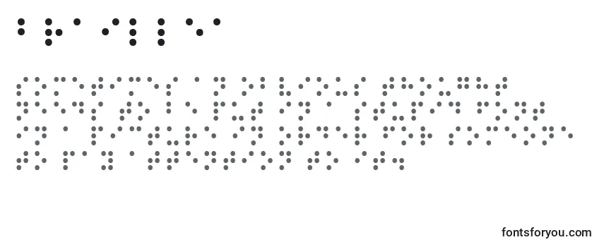 Überblick über die Schriftart Braille1