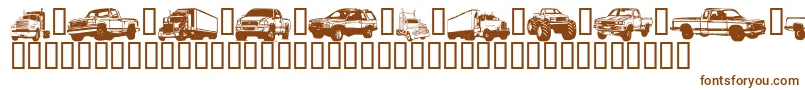 TrucksForJudyS Font – Brown Fonts