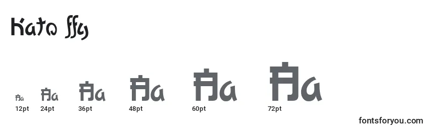 Kato ffy Font Sizes