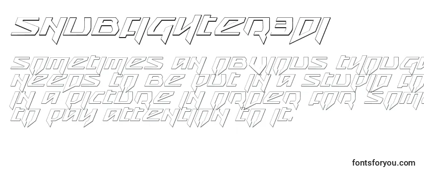 Review of the Snubfighter3Di Font