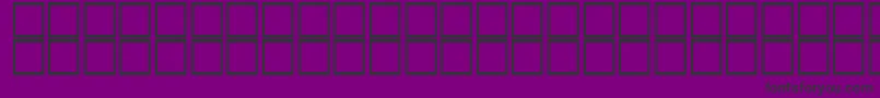 フォントQuran2 – 紫の背景に黒い文字