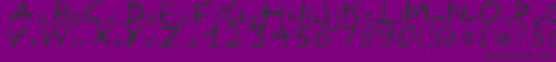 Подробнее о шрифте ManicDepressive Шрифт ManicDepressive – чёрные шрифты на фиолетовом фоне
