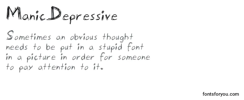 ManicDepressive Font