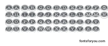 Typewriterkeys Font