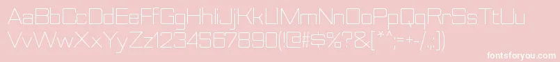 NesobriteltRegular Font – White Fonts on Pink Background