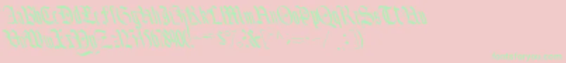 Más sobre la fuente BounceRegularTtnorm fuente BounceRegularTtnorm – Fuentes Verdes Sobre Fondo Rosa