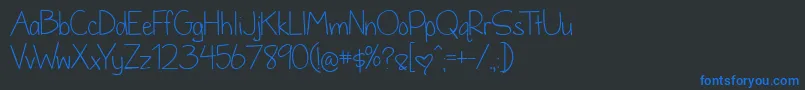 More about BmdDandelionInTheSpring Font BmdDandelionInTheSpring Font – Blue Fonts on Black Background