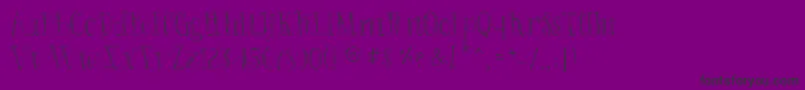 BadKing Font – Black Fonts on Purple Background