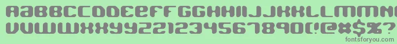 JawbreakerBrk Font – Gray Fonts on Green Background