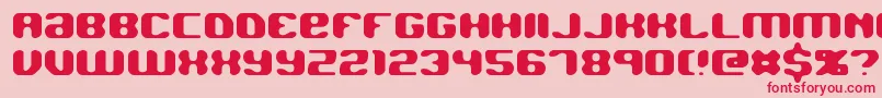 JawbreakerBrk Font – Red Fonts on Pink Background