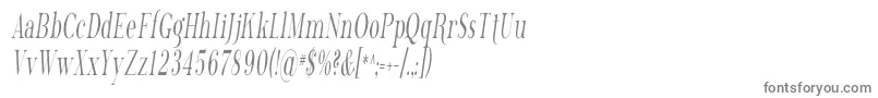 フォントPhosph13 – 白い背景に灰色の文字