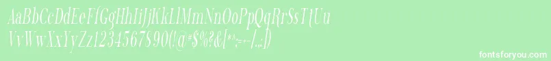 Phosph13 Font – White Fonts on Green Background