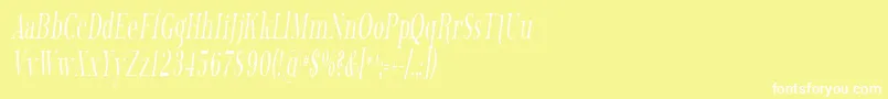 Phosph13 Font – White Fonts on Yellow Background