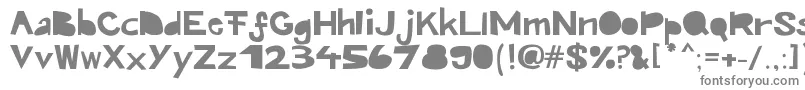 Шрифт Kroeskop – серые шрифты