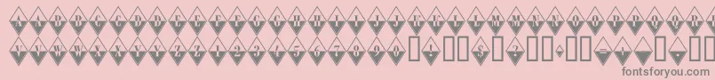 ARombybWRegular Font – Gray Fonts on Pink Background