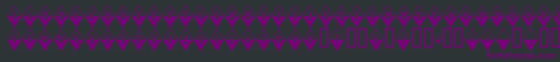ARombybWRegular Font – Purple Fonts on Black Background