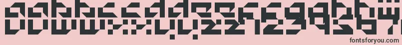 Superload Font – Black Fonts on Pink Background