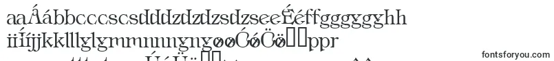 Шрифт IndustrialSchizophrenic – венгерские шрифты