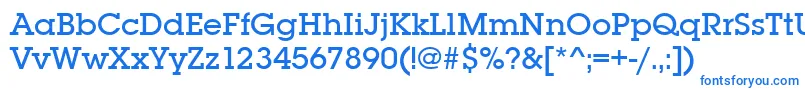 Lubalingraitcteemed Font – Blue Fonts on White Background