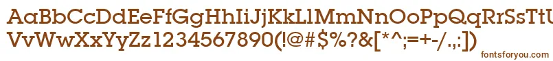 Lubalingraitcteemed Font – Brown Fonts on White Background