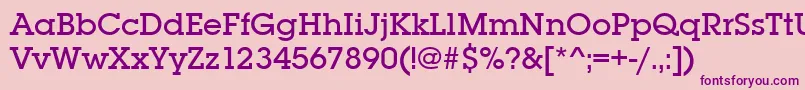 Lubalingraitcteemed Font – Purple Fonts on Pink Background