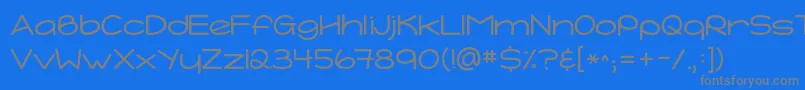 More about Kgtightrope Font Kgtightrope Font – Gray Fonts on Blue Background