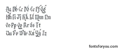 VeronaGothicFlourishe Font