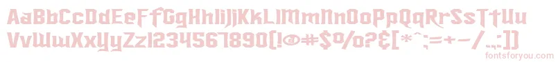 SfIronsidesExtended Font – Pink Fonts on White Background