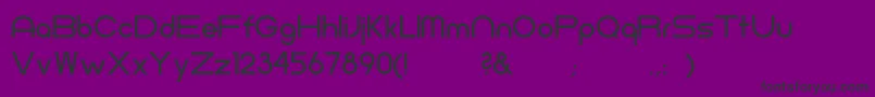 NeometricMedium Font – Black Fonts on Purple Background