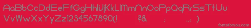 NeometricMedium-Schriftart – Graue Schriften auf rotem Hintergrund