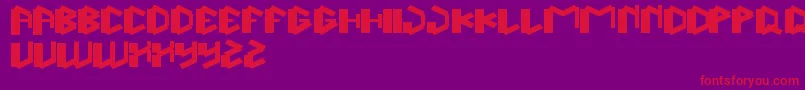 ThisIsTrue Font – Red Fonts on Purple Background