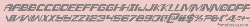 fuente Interdictioncondital – Fuentes Grises Sobre Fondo Rosa