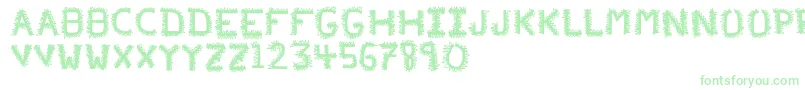PfVeryverybadfont20-Schriftart – Grüne Schriften