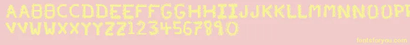 More about PfVeryverybadfont20 Font PfVeryverybadfont20 Font – Yellow Fonts on Pink Background