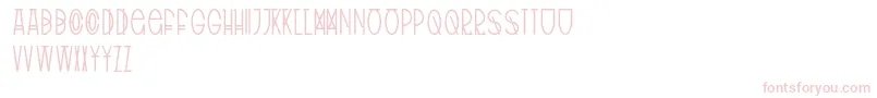 Шрифт TribalType – розовые шрифты на белом фоне