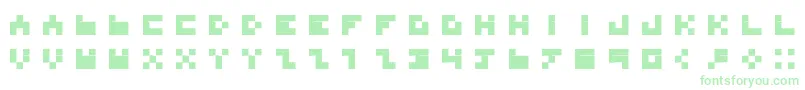 fuente BdTinyfont – Fuentes Verdes Sobre Fondo Blanco