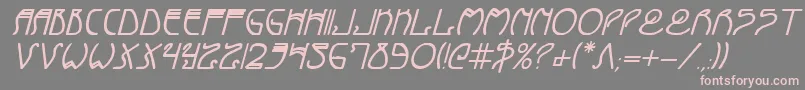 Coydecobi Font – Pink Fonts on Gray Background