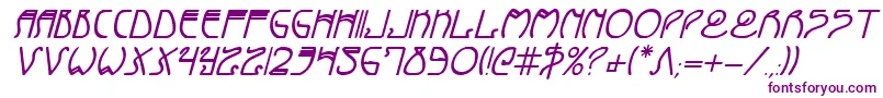 Coydecobi Font – Purple Fonts on White Background