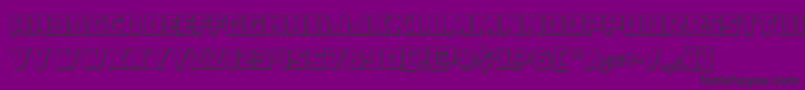 Colossus3D Font – Black Fonts on Purple Background