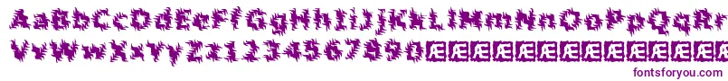 Inertia-fontti – violetit fontit